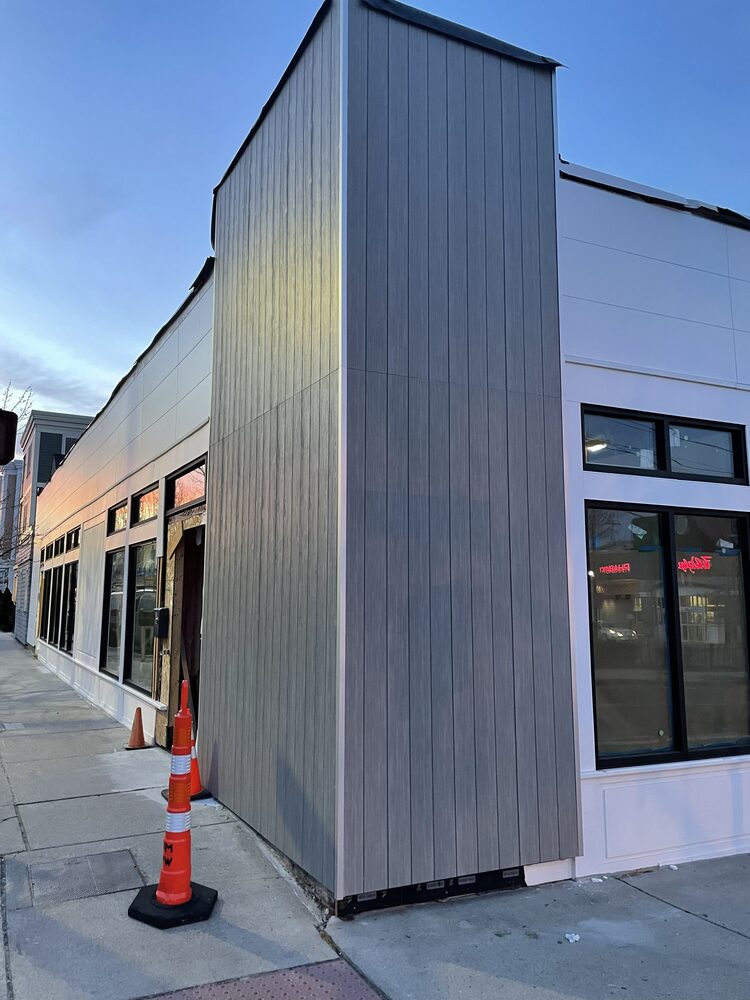 Commercial exterior siding