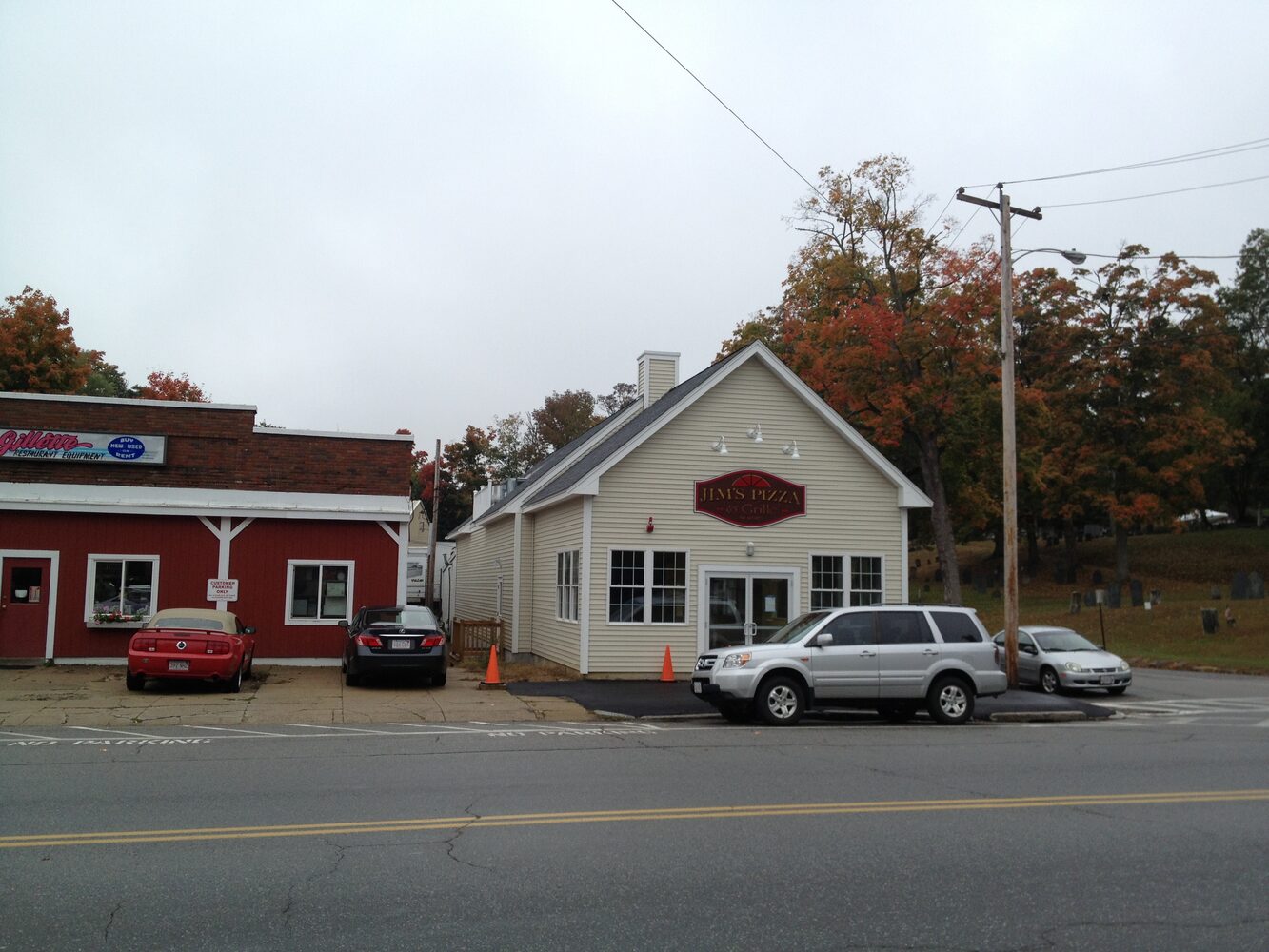 Commercial building exterior