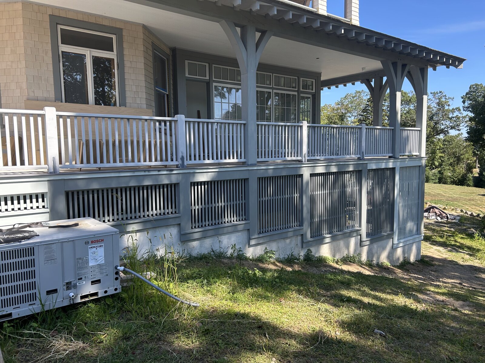 Porch railing detail